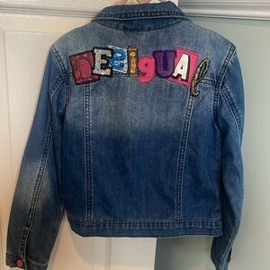 Desigual girls denim jacket 7/8